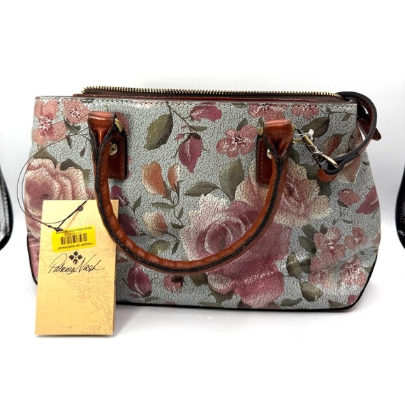 Patricia Nash Handbags - Patricia NASH CRACKLED ROSE  Leather Angela  CROSSBODY PURSE BAG PRETTY!